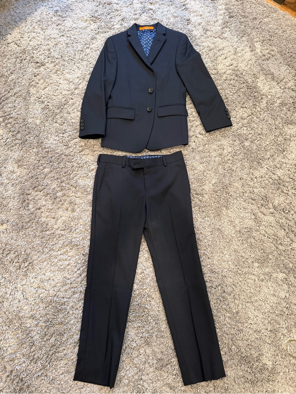 TALLIA Boys Navy Two-Piece Pantsuit